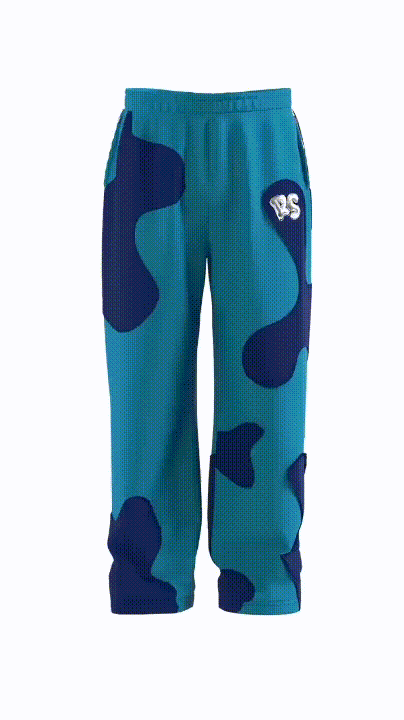 Berry Blue Swirl Sweatpants